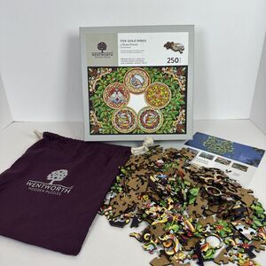 Wentworth Wooden Jigsaw Puzzle ‘Five Gold Rings’  250 Pieces - Complete